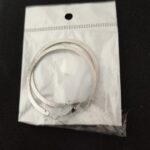 Elegant Silver Textured Hoop Earrings