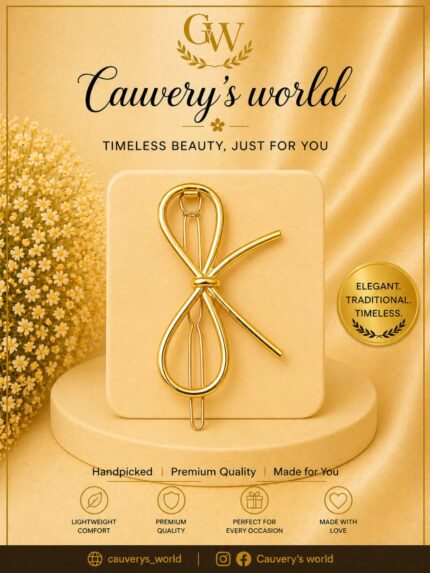 Shine with sophistication—introducing our fancy metal hair clips!